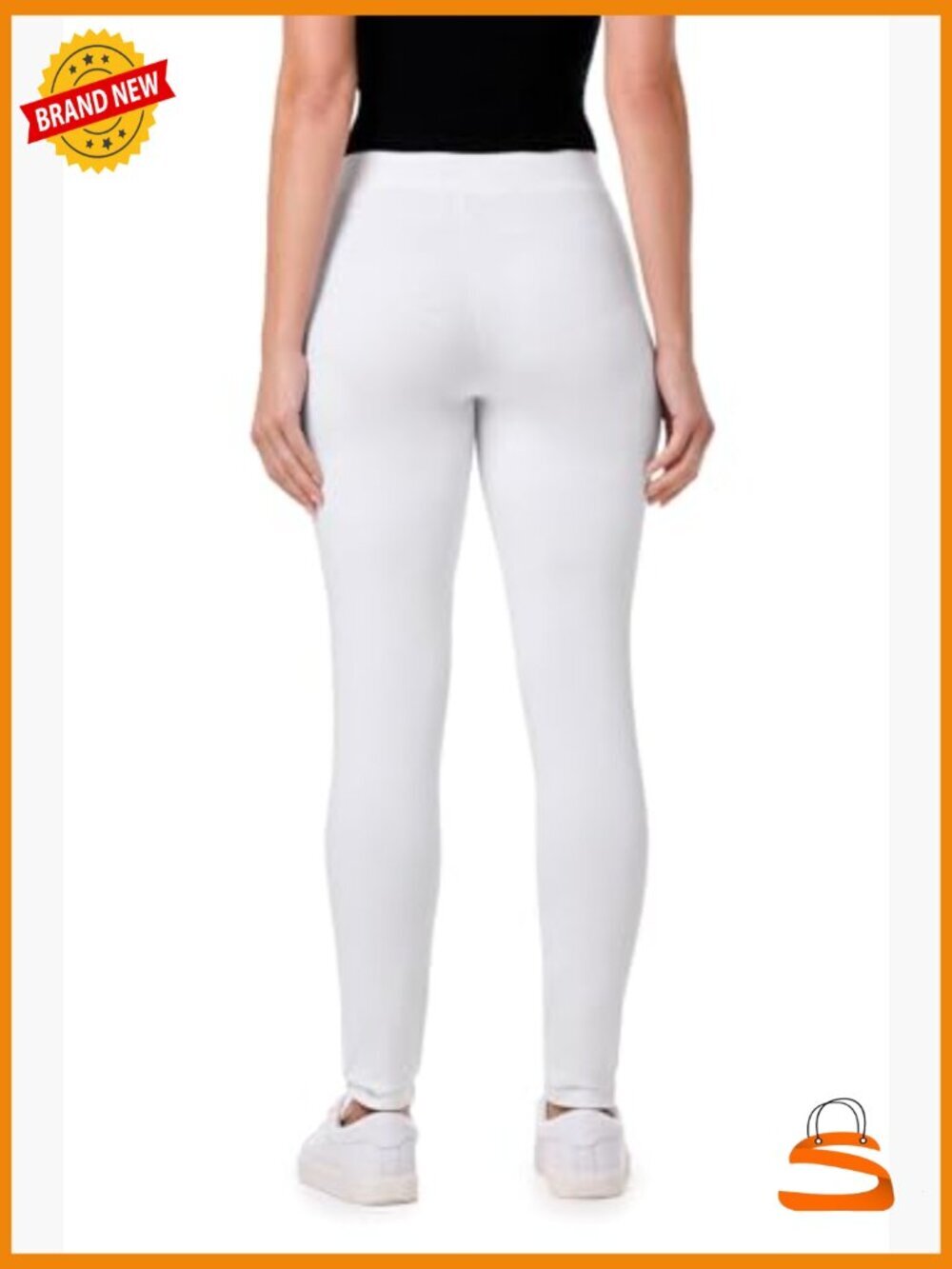 UPF 50+ Sun Protection Leggings, Summer Athleisure, Medium Fit - Picture 3 of 7
